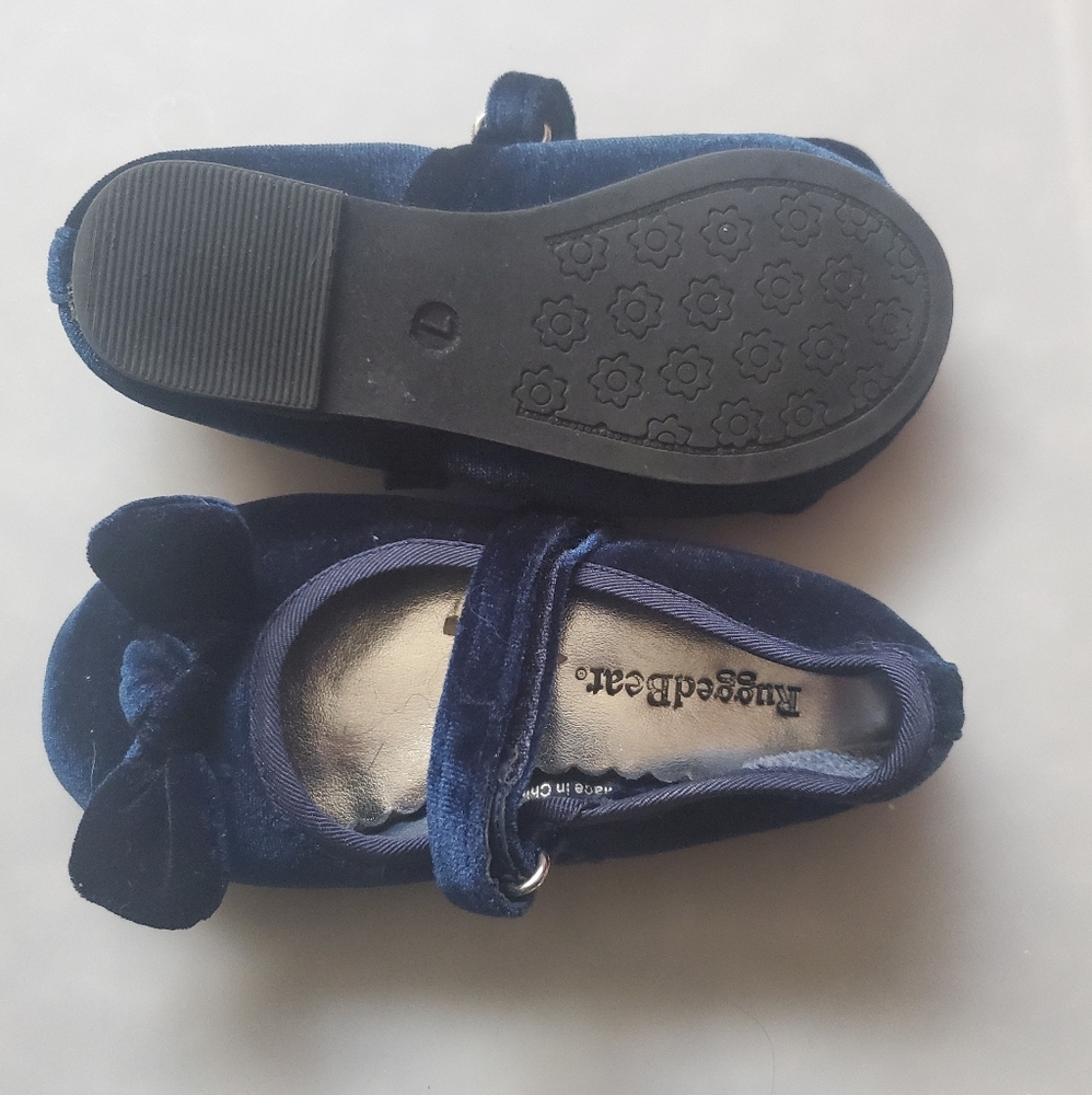 Girls' Velvet Dress Shoes Size 7